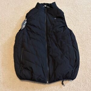 Women's Black Heated Quilted Vest